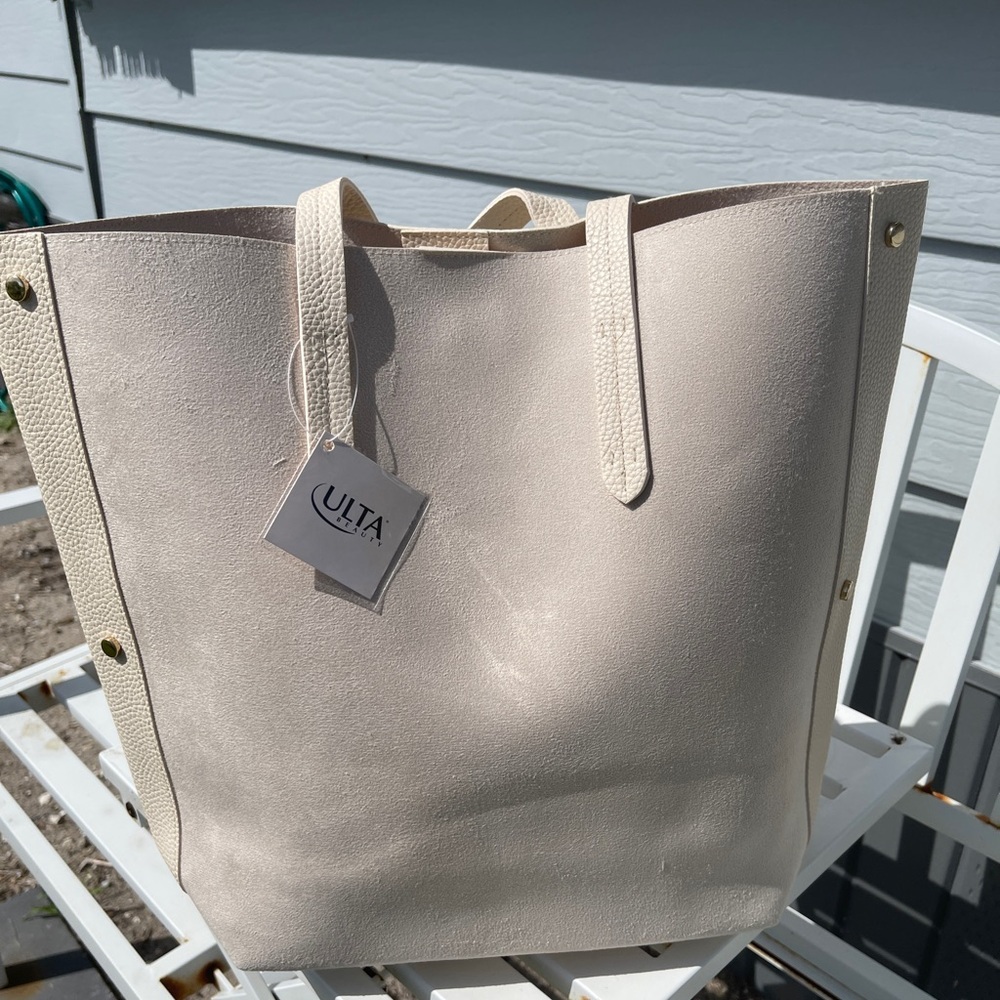 ULTA Beauty Studded Tote Bag In Neutral - Picture 5 of 12
